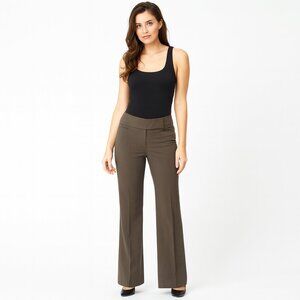 The Limited Cassidy Fit Brown Dress Pants 10L – Long Inseam, Sleek Workwear Stap
